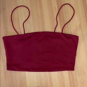 Red SHEIN bralette
